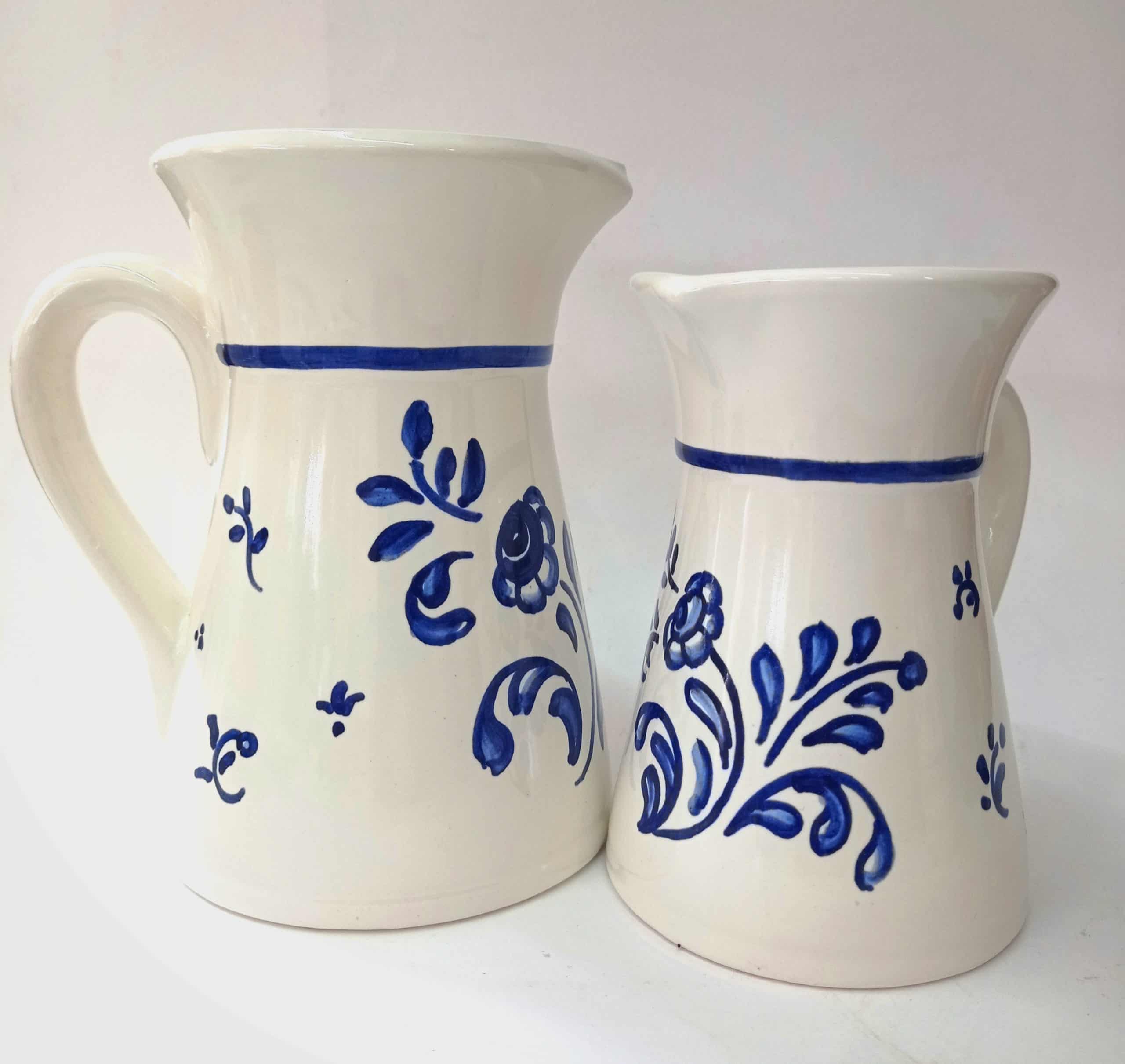 jarras de cerámica tradicional, decoración de interiores, cerámica para decorar el hogar, cerámica artesanal.