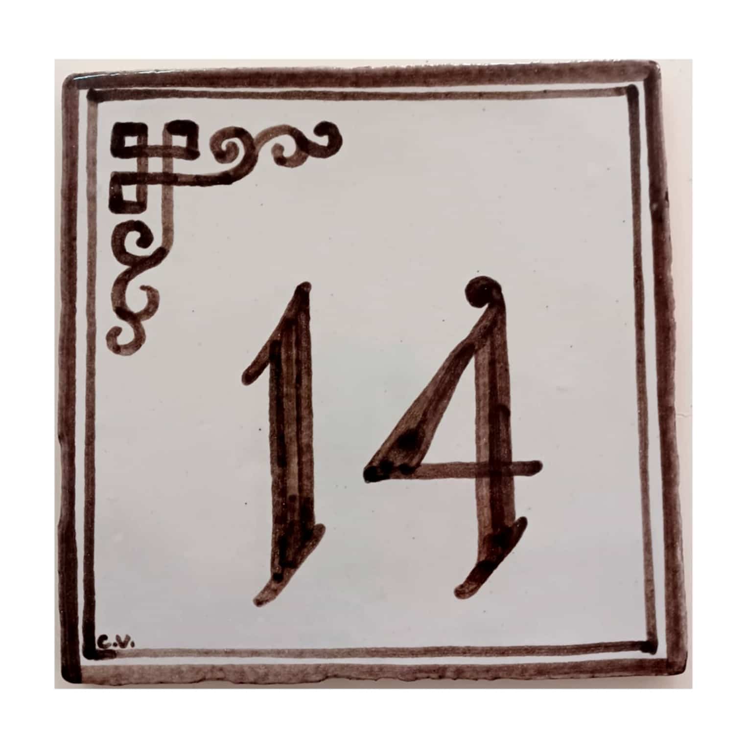 Azulejos con números, números artesanos, números personalizados, números rústicos, baldosa número, azulejo número antiguo, decoradores