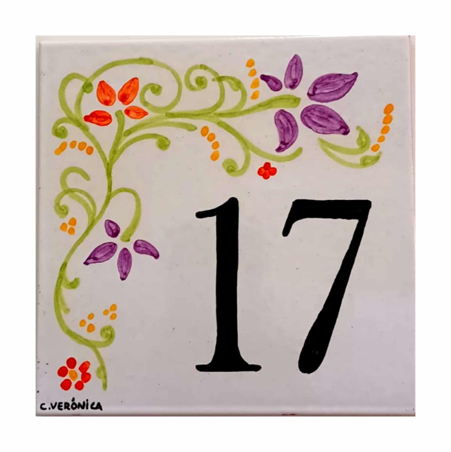 Azulejos con números, números artesanos, números personalizados, números rústicos, baldosa número, azulejo número antiguo, decoradores