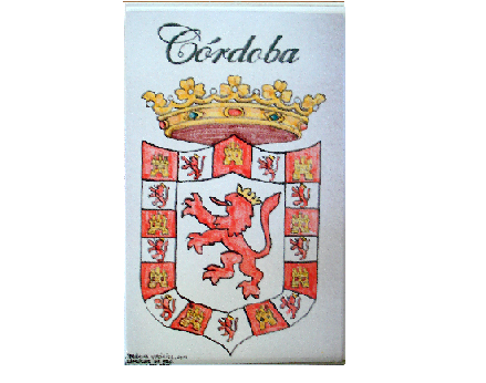 azulejo escudo Córdoba