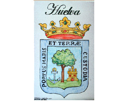 azulejo escudo Huelva